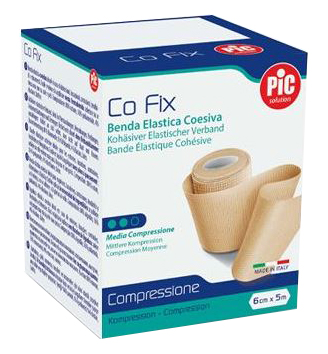 BENDA ELASTICA PIC CO FIX AUTOADESIVA 12X5CM MEDIUM - Antica Farmacia Ferrari