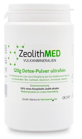 ZEOLITHMED MINERALI VULCANICI DETOX POLVERE ULTRAFINE 120 G - Antica Farmacia Ferrari