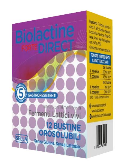 BIOLACTINE FORTE DIRECT 12 BUSTINE - Antica Farmacia Ferrari