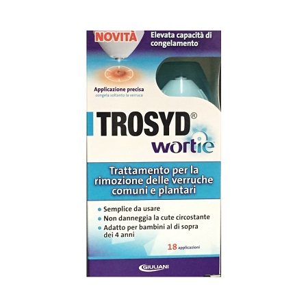 TROSYD WORTIE CRIOGENIZZANTE VERRUCHE COMUNI/PLANTARI 50 G - Antica Farmacia Ferrari
