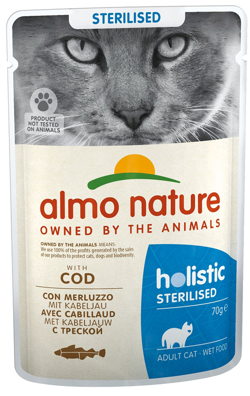 STERILISED MERLUZZO 70 G - Oltrefarma