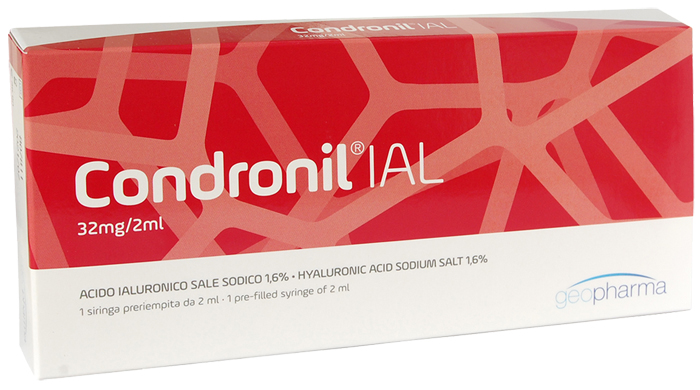 SIRINGA INTRA-ARTICOLARE CONDRONIL IAL ACIDO IALURONICO 1,6% 2 ML - Antica Farmacia Ferrari