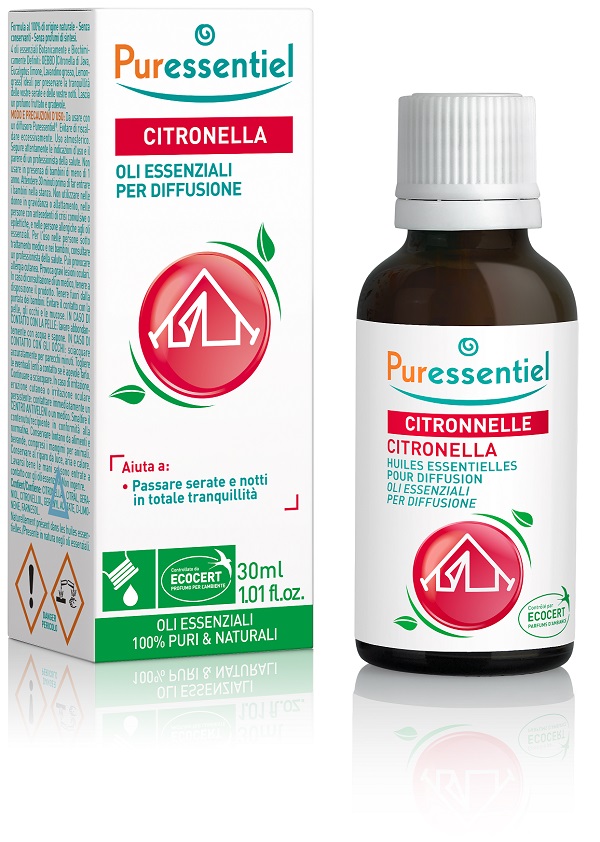 MISCELA CITRONELLA PER DIFFUSIONE 30 ML ECOCERT - Antica Farmacia Ferrari