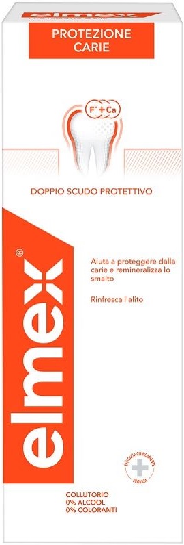 ELMEX PROTEZIONE CARIE COLLUTORIO FLUORURO AMMINICO 400 ML - Antica Farmacia Ferrari