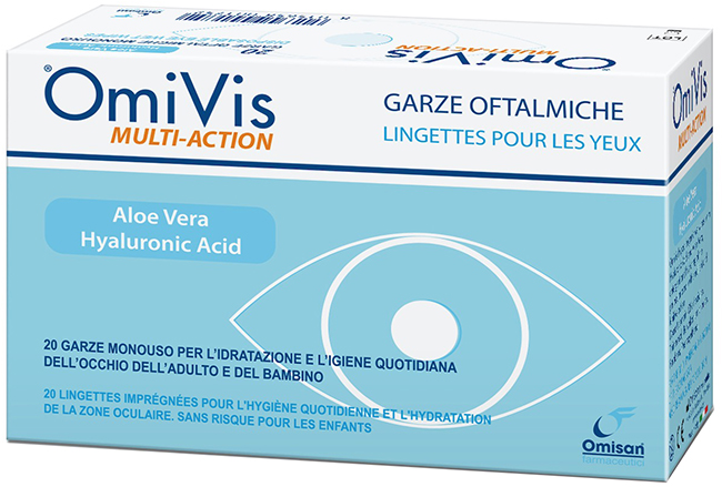 GARZE OFTALMICHE OMIVIS 20 PEZZI - Antica Farmacia Ferrari