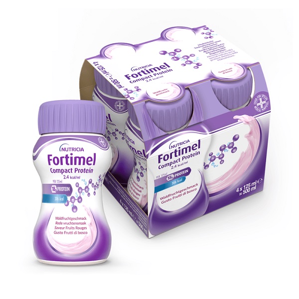 FORTIMEL COMPACT PROTEIN FRUTTI DI BOSCO 4X125 ML - Antica Farmacia Ferrari