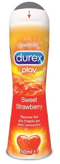 DUREX FRAGOLA GEL LUBRIFICANTE 50 ML - Antica Farmacia Ferrari