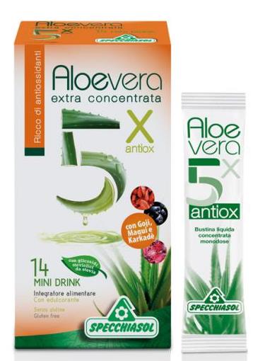 ALOE 5X CON ANTIOSSIDANTI 14 BUSTINE - Antica Farmacia Ferrari