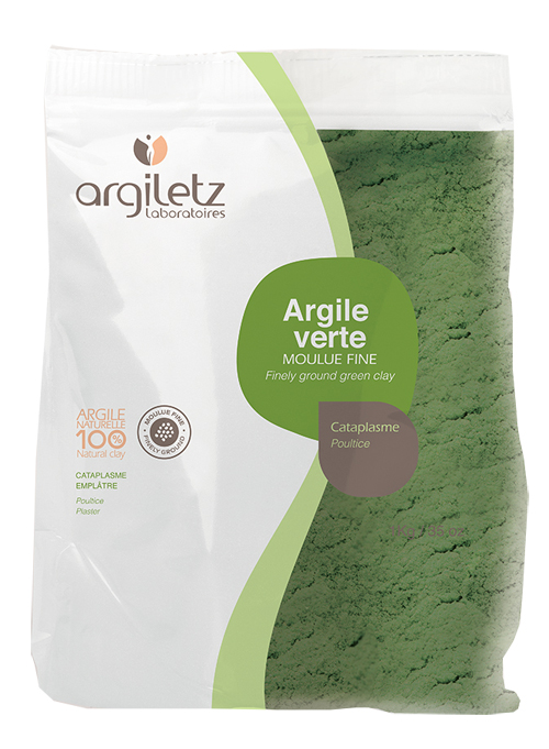 ARGILETZ ARGILLA VERDE MOULE FINE 1 KG - Antica Farmacia Ferrari