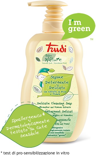 TRUDI BABY NATURE SAPONE DETERGENTE DELICATO 400 ML - Antica Farmacia Ferrari