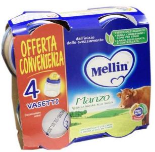 MELLIN OMOGENEIZZATO MANZO 4X80 G - Antica Farmacia Ferrari