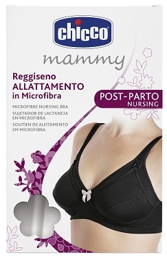 CHICCO MAMMY REGGISENO MICROFIBRA ALLATTAMENTO NERO 4D - Antica Farmacia Ferrari