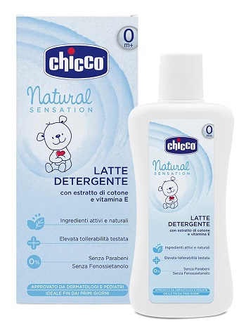 CHICCO LATTE DETERGENTE NATURAL SENSATION 500 ML - Antica Farmacia Ferrari