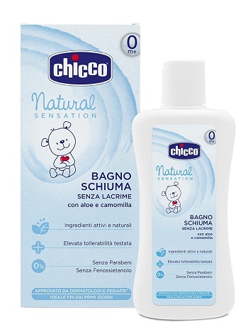 CHICCO BAGNOSCHIUMA NATURAL SENSATION 500 ML - Antica Farmacia Ferrari