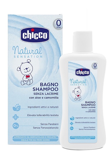 CHICCO BAGNO SHAMPOO NATURAL SENSATION 200 ML - Antica Farmacia Ferrari
