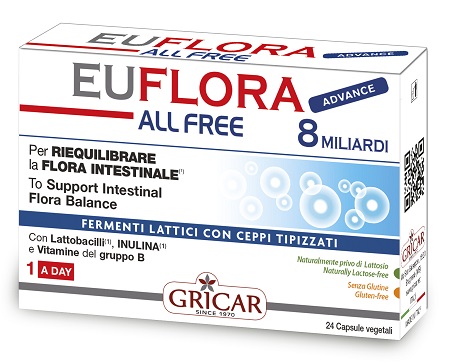 EUFLORA ADVANCE ALL FREE 24 CAPSULE - Antica Farmacia Ferrari