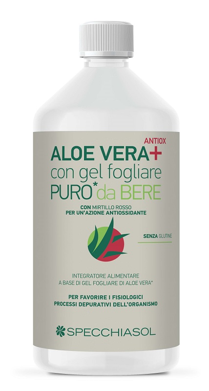 SUCCO ALOEVERA+ ALOE/MIRTILLO ROSSO 1 LITRO - Antica Farmacia Ferrari