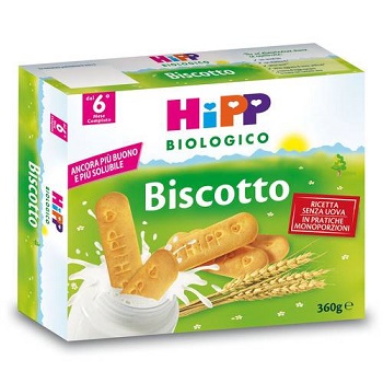 HIPP BIO BISCOTTO SOLUBILE 360 G - Antica Farmacia Ferrari