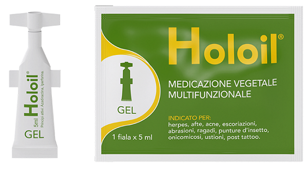 HOLOIL MONODOSE GEL TERMOSOFFIATA 1 FIALA 5ML - Antica Farmacia Ferrari