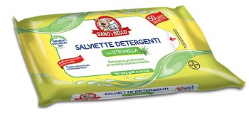 SANO E BELLO SALVIETTE DETERGENTI CITRONELLA 50 PEZZI - Antica Farmacia Ferrari