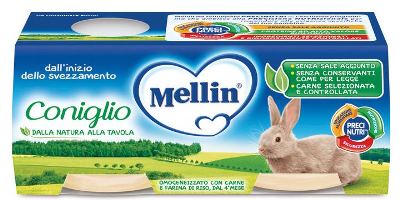 MELLIN OMOGENEIZZATO CONIGLIO 2 X 80 G - Antica Farmacia Ferrari