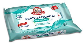 SANO E BELLO SALVIETTE DETERGENTI MUSCHIO BIANCO 50 PEZZI - Antica Farmacia Ferrari