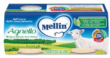 MELLIN OMOGENEIZZATO AGNELLO 2 PEZZI X 80 G - Antica Farmacia Ferrari