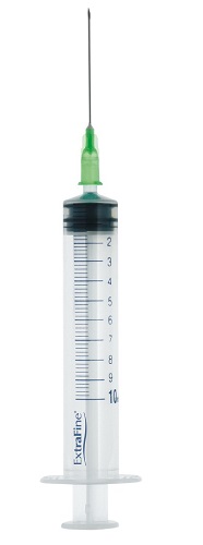 SIRINGA IPODERMICA SFUSA EXTRAFINE 10 CC AGO 2 G21 0,80X40 CENTRALE - Antica Farmacia Ferrari
