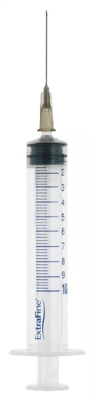 SIRINGA EXTRAFINE IPODERMICA 10 ML AGO 12 GAUGE 22 - Antica Farmacia Ferrari