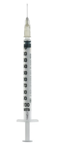 SIRINGA PER INSULINA EXTRAFINE 1ML 100 UI AGO REMOVIBILE 27 GAUGE 0,40X12 MM 1 PEZZO - Antica Farmacia Ferrari