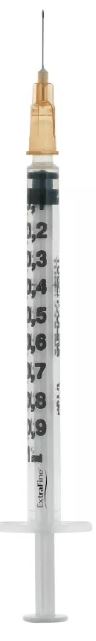 SIRINGA PER INSULINA EXTRAFINE TUB 1ML 100 UI AGO REMOVIBILE 26 GAUGE 0,45X12 MM 1 PEZZO - Antica Farmacia Ferrari