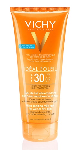 IDEAL SOLEIL GEL WET CORPO SPF30 200 ML - Antica Farmacia Ferrari