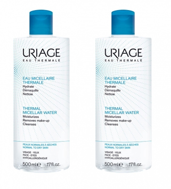URIAGE EAU MICELLARE PER PELLI NORMALI/SECCHE 1+1 - Antica Farmacia Ferrari