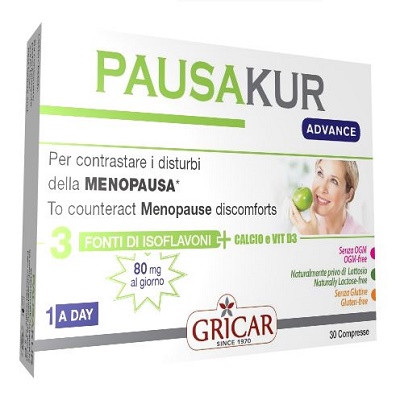 PAUSAKUR ADVANCE 30 COMPRESSE 800 MG - Antica Farmacia Ferrari