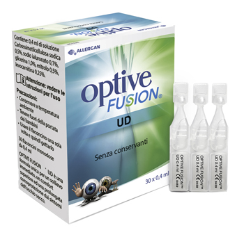 OPTIVE FUSION UD SOLUZIONE OFTALMICA STERILE 30 FLACONCINI MONODOSE 0,4 ML - Antica Farmacia Ferrari