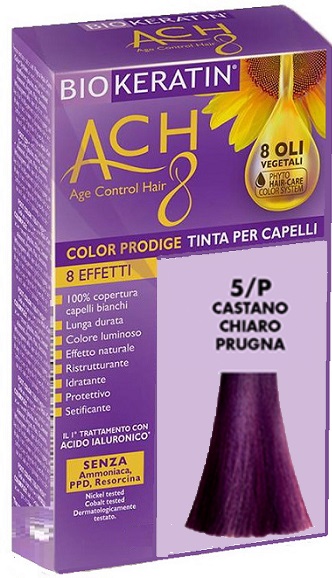 BIOKERATIN ACH8 COLOR PRODIGE 5/P CASTANO CHIARO PRUGNA - Oltrefarma