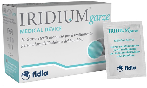 IRIDIUM GARZA OCULARE MEDICATA IN TESSUTO NON TESSUTO 20 PEZZI - Antica Farmacia Ferrari
