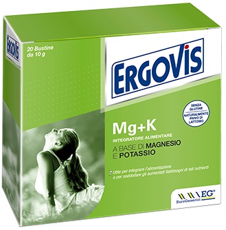 ERGOVIS MG+K 20 BUSTE 10 G - Antica Farmacia Ferrari