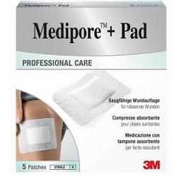 MEDICAZIONE MEDIPORE+PAD 10X15CM 5PEZZI - Antica Farmacia Ferrari