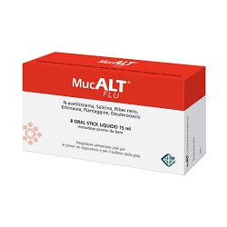 MUCALT FLU 8 ORAL STICK MONODOSE - Antica Farmacia Ferrari