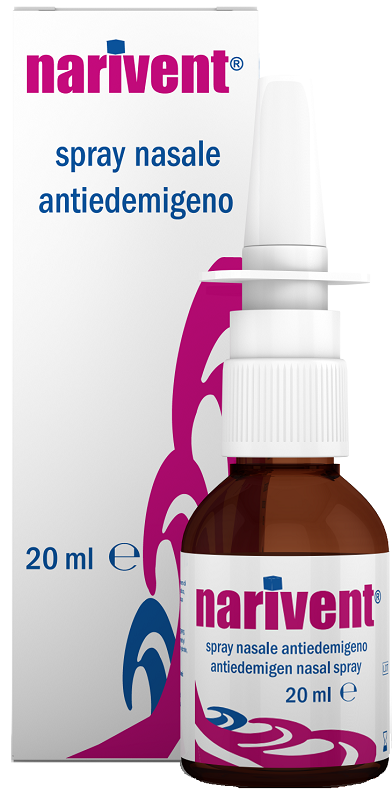 SPRAY NASALE ANTIEDEMIGENO NARIVENT FLACONE 20 ML - Antica Farmacia Ferrari