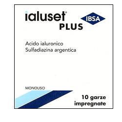 GARZA MEDICATA IALUSET 10X10 CM 10 PEZZI - Antica Farmacia Ferrari