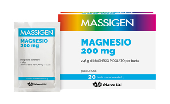 MASSIGEN MAGNESIO 20 BUSTINE - Antica Farmacia Ferrari