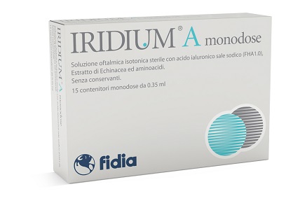 IRIDIUM A GOCCE OCULARI 15 FLACONCINI MONODOSE 0,35 ML - Antica Farmacia Ferrari