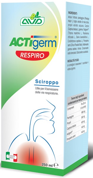 ACTIGERM RESPIRO SCIROPPO 250 ML - Antica Farmacia Ferrari