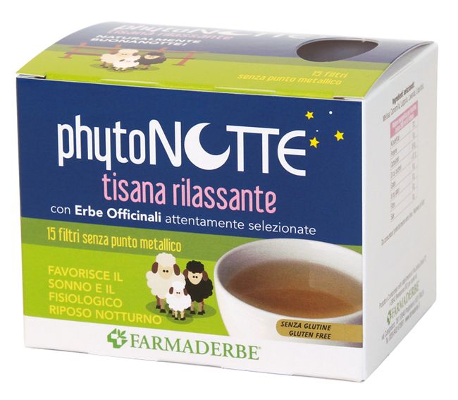 PHYTO NOTTE TISANA RILASSANTE 15 FILTRI DA 18 G - Antica Farmacia Ferrari