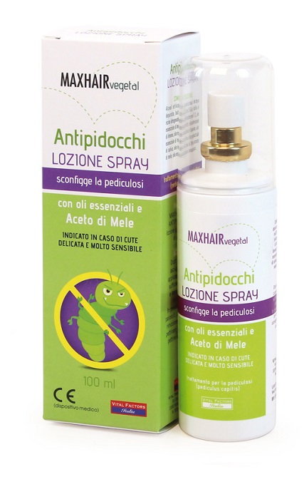 MAX HAIR SPRAY VEGETALE TRATTAMENTO PIDOCCHI 100ML - Antica Farmacia Ferrari