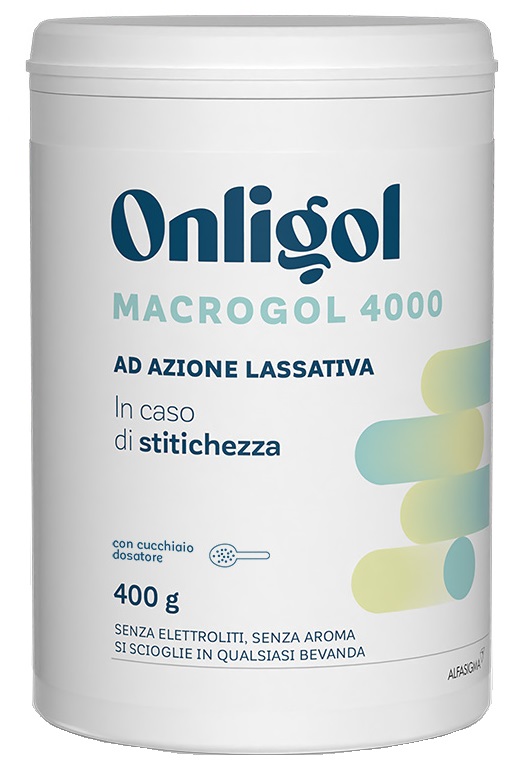 ONLIGOL MACROGOL 4000 400 G SENZA ZUCCHERO - Antica Farmacia Ferrari