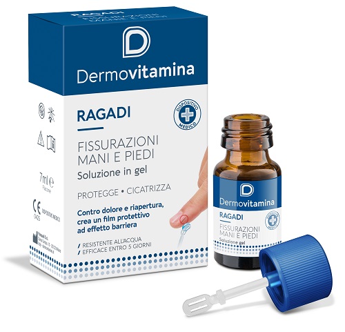 DERMOVITAMINA RAGADI GEL MANI E PIEDI 7 ML - Antica Farmacia Ferrari