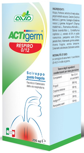 ACTIGERM RESPIRO 0-12 200 ML - Antica Farmacia Ferrari